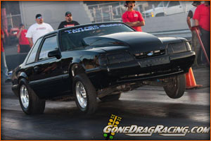 The Original Cappo Racing Mustang In Black Paint Launching At Atco
